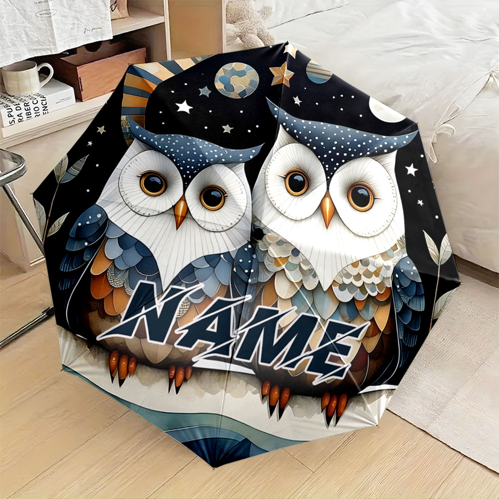 Custom Night Sky - Personalisierter Regenschirm mit Namen, „Regenschirm mit