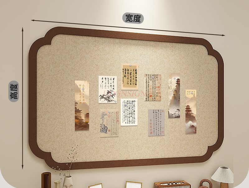 1 stücke Nationalen stil filz  – Engraved Wood Frame Bewertung und Preis