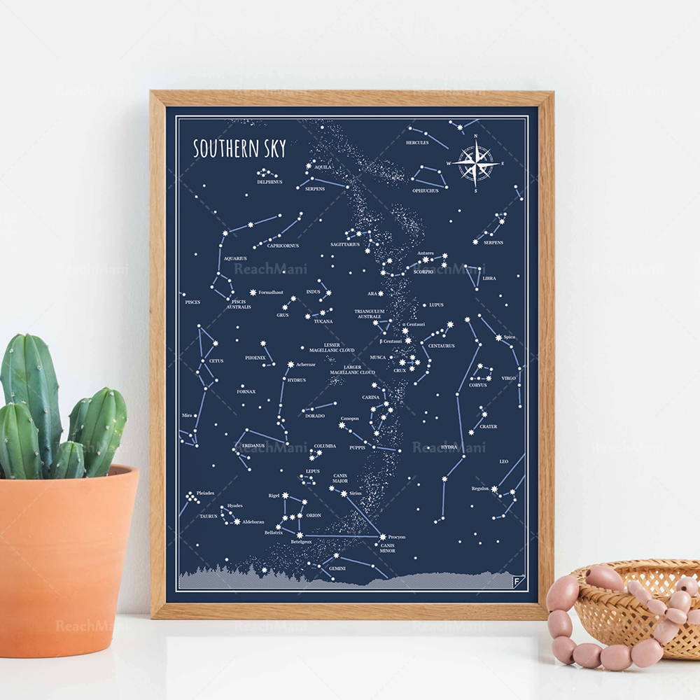 Kleine und große Astronomen-Dr – Custom Star Map Bewertung und Preis