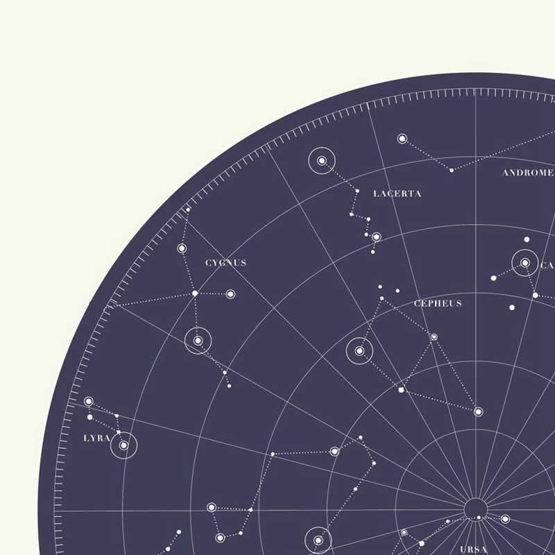 Konstellation Karte Universum  – Custom Star Map Bewertung und Preis