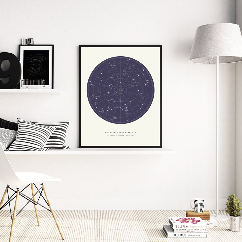 Konstellation Karte Universum  – Custom Star Map Bewertung und Preis