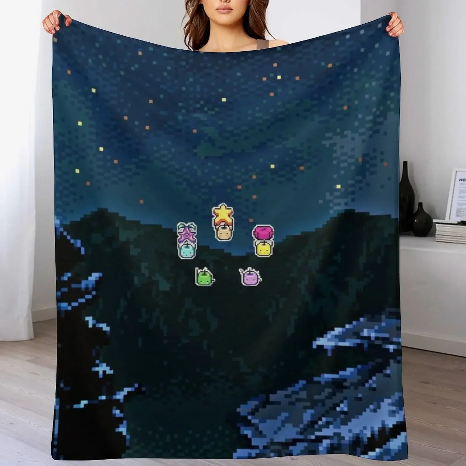 Junimos Nachthimmel Wurfdecke  – Custom Night Sky Bewertung und Preis