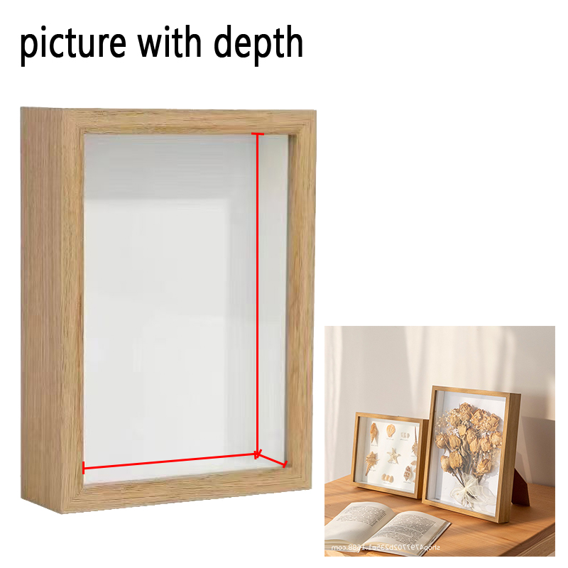 3D Holzbilderrahmen Tiefe 3cm  – Engraved Wood Frame Bewertung und Preis